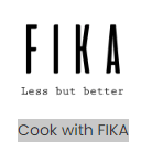 Cook with FIKA Logo