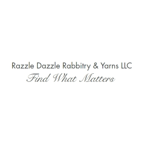 Razzle Dazzle Rabbitry & Yarns Logo