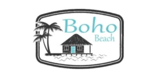 Boho Beach Hut Logo