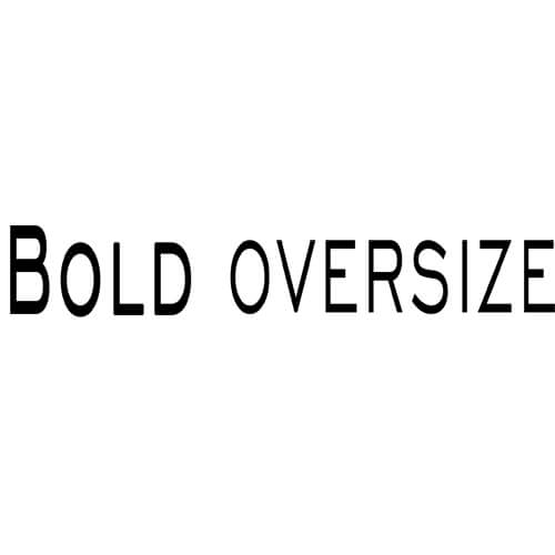 Bold Oversize Logo