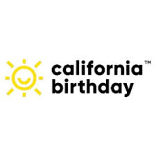 California Birthday Logo