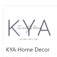 KYA Home Decor Logo