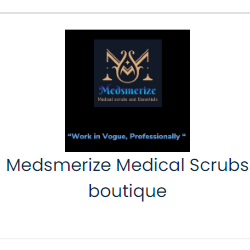 Medsmerize Medical Scrubs boutique Logo