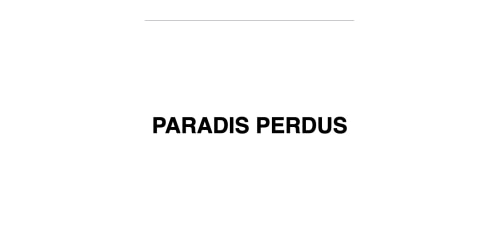PARADIS PERDUS Logo