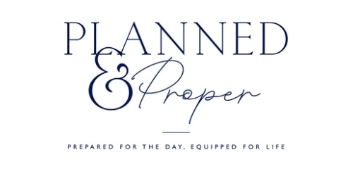 Planned and Proper Logo