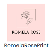 RomelaRosePrint Logo