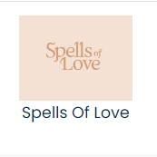 Spells Of Love Free Shipping