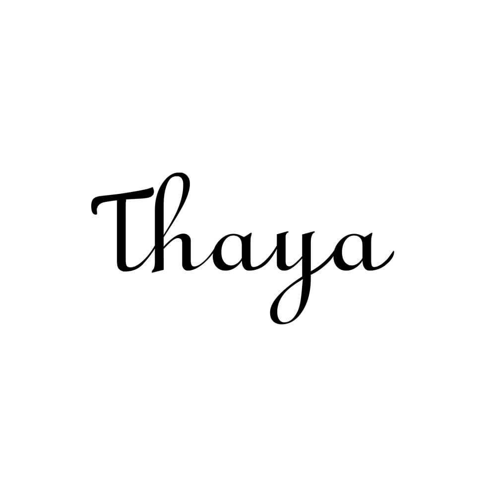 Thaya Logo