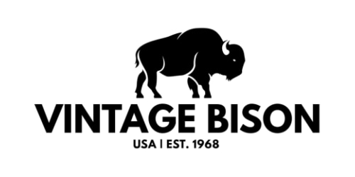 Vintage Bison USA Logo